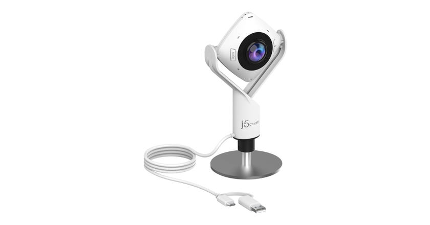 J5CREATE Cámara web de 360 GRADOS para salas de conferencias