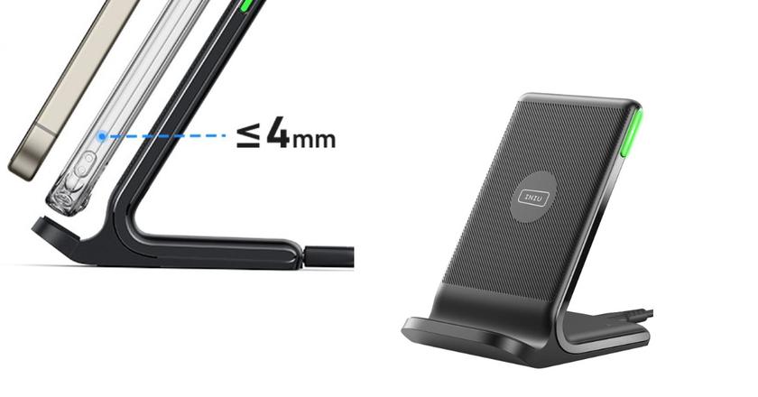 Cargador inalámbrico INIU 15W para otterbox defender
